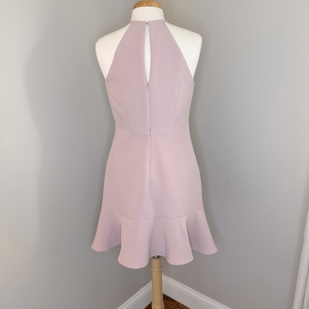 Express sophisticated Mini Pink Halter Dress - Picture 4 of 7